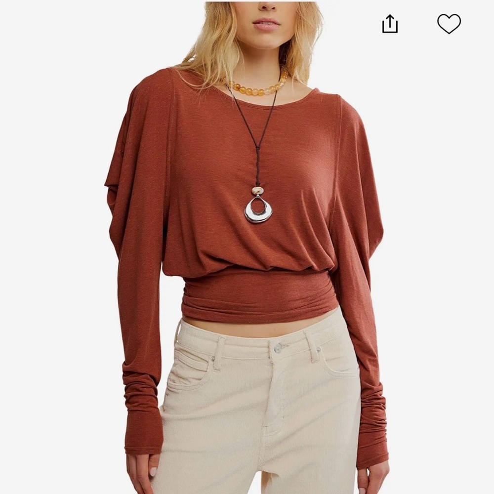 Free People Moxie Long Sleeve Top
